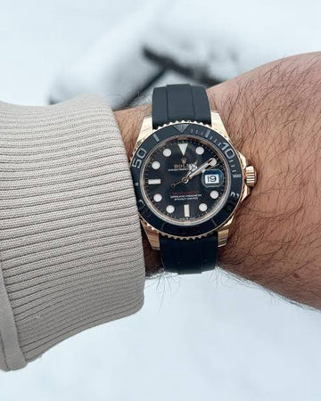 Men’s Rolex Yacht-Master 40 Solid Rose Gold Watch Copy 2 Made in USA Quartz watch