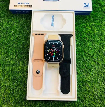 WS-X10 WISME Series 10 AMOLED and Curved Display Smart Watch Premium Quality