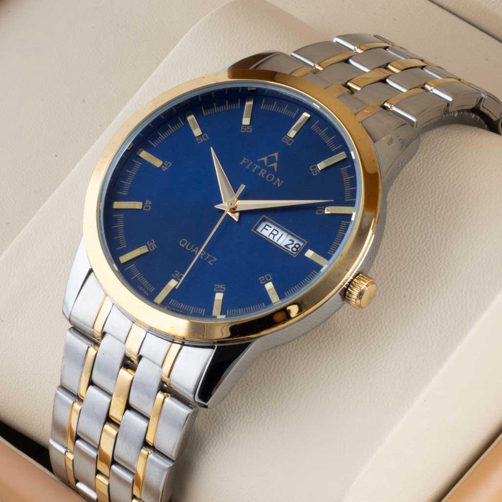 Fitron two ton Blue Dial Men's Watch
