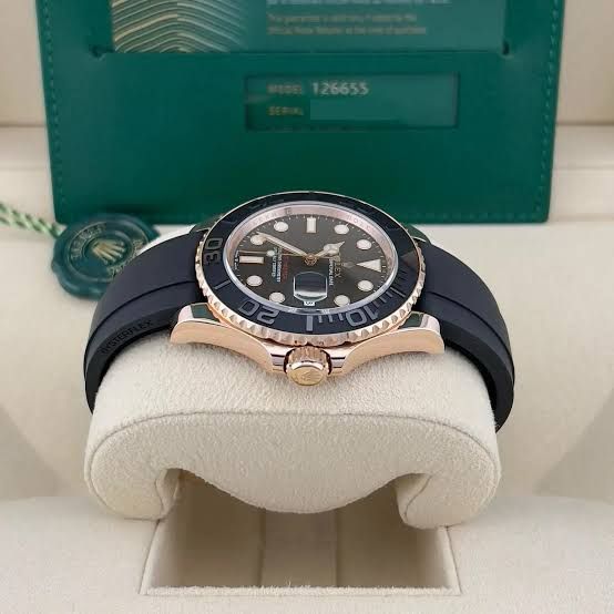 Men’s Rolex Yacht-Master 40 Solid Rose Gold Watch Copy 2 Made in USA Quartz watch